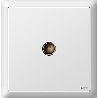 Zilveren legering 37mm Opgezette de Stopcontactdoos van W2ATV Muur